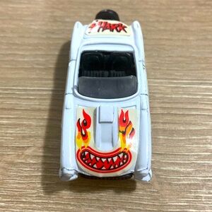 Vintage 1/64 Die-Cast 1955 White Corvette Shark Decals Made In Hong Kong Rare